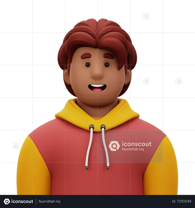 Man with Jacket  3D Icon
