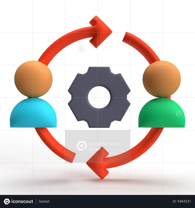 Management  3D Icon