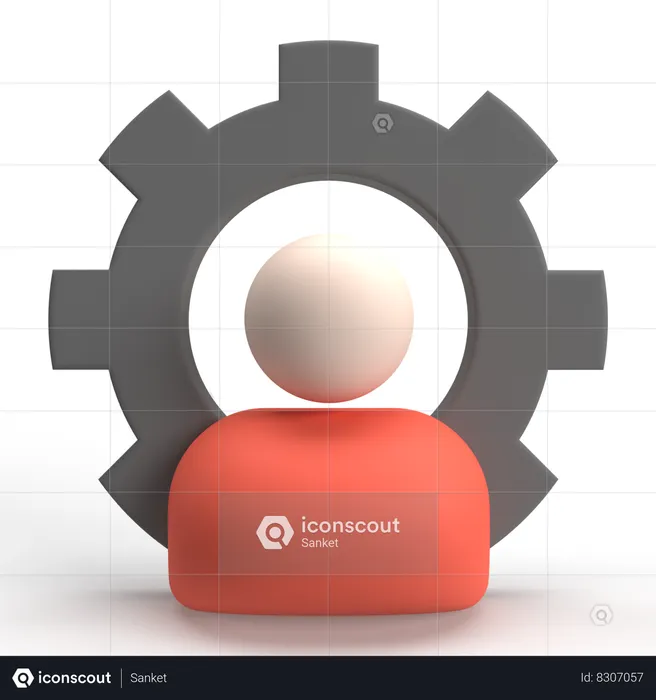 Management  3D Icon