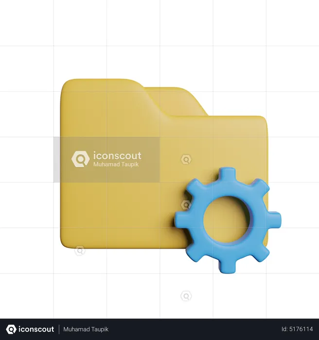 Management Folder  3D Icon