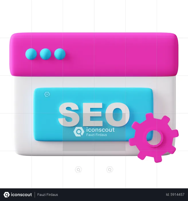 Management seo  3D Icon