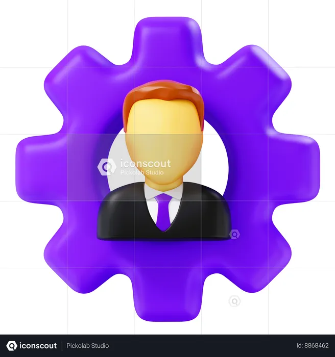 Manager  3D Icon