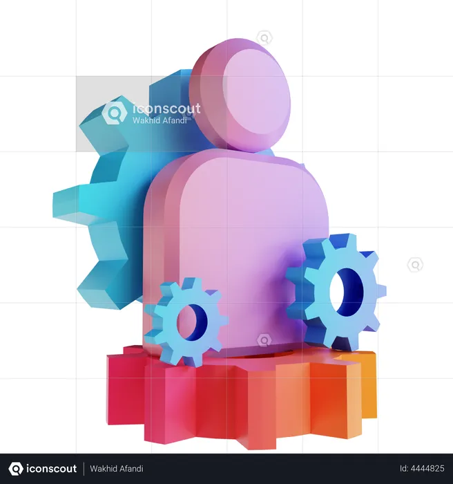 Manager  3D Illustration