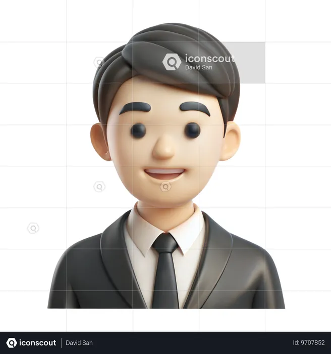 Manager-Avatar  3D Icon