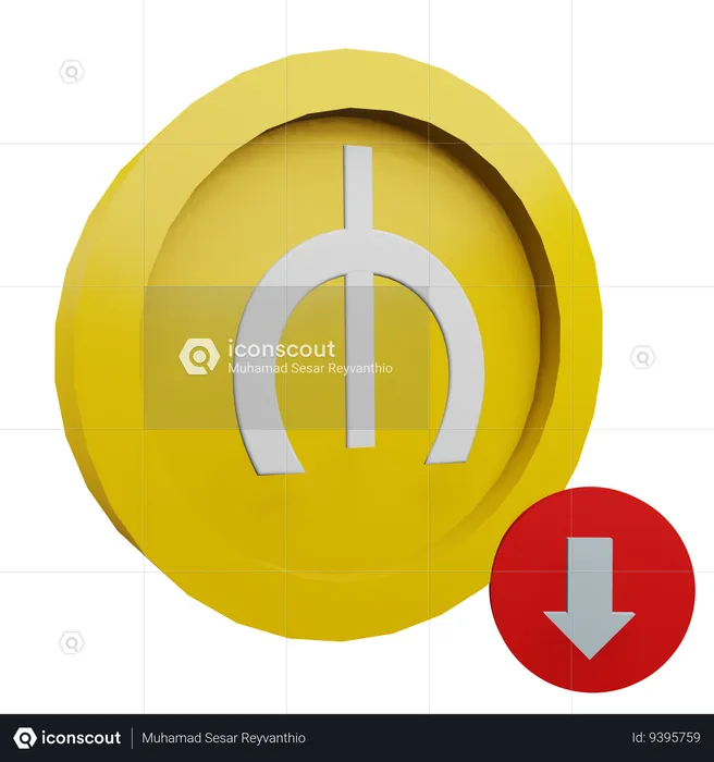 Manat  3D Icon