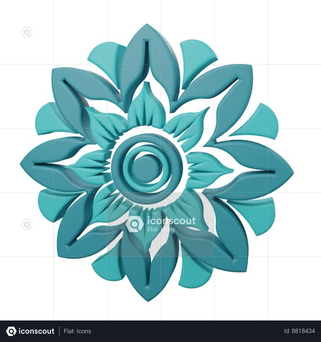 Mandala  3D Illustration