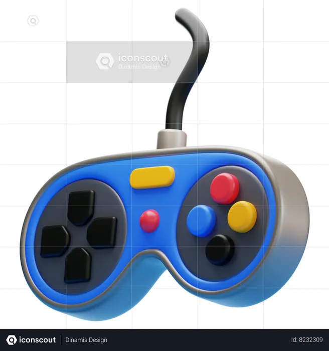 Une manette  3D Icon