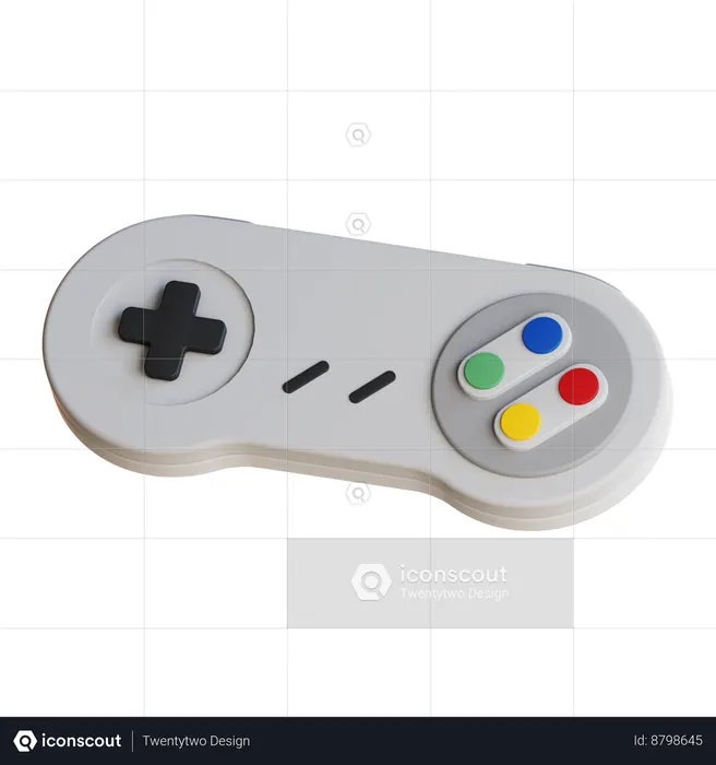 Une manette  3D Icon
