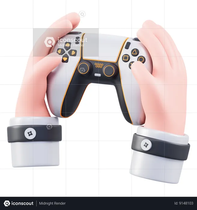 Une manette  3D Icon