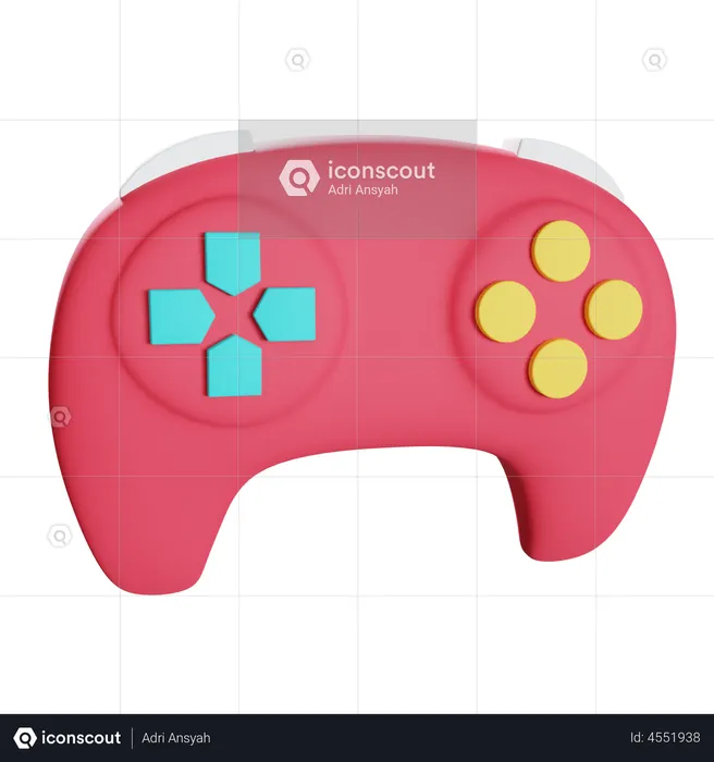 Une manette  3D Illustration