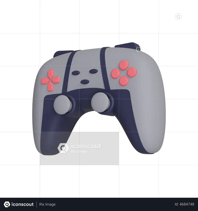Une manette  3D Illustration