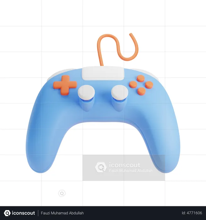 Manette de jeu  3D Illustration