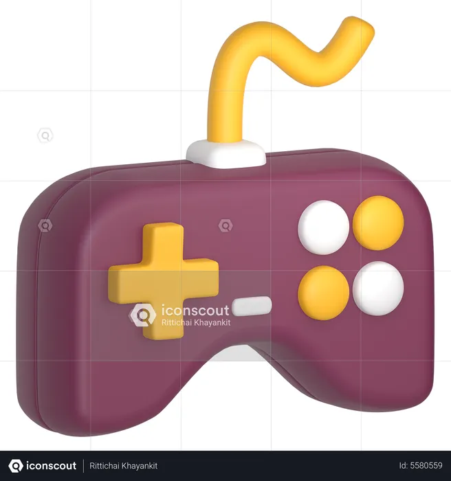 Une manette  3D Icon