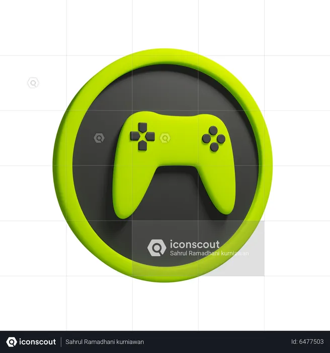 Une manette  3D Icon