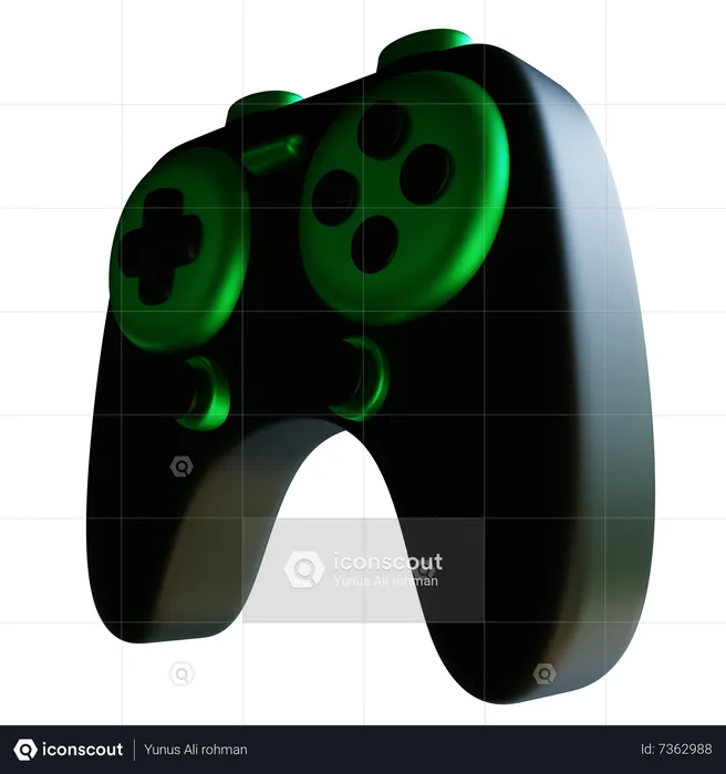 Une manette  3D Icon