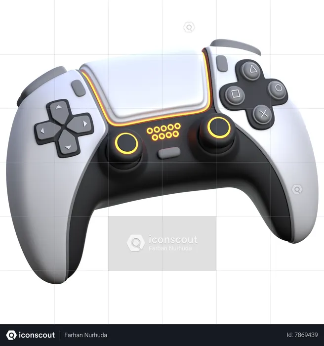 Une manette  3D Icon