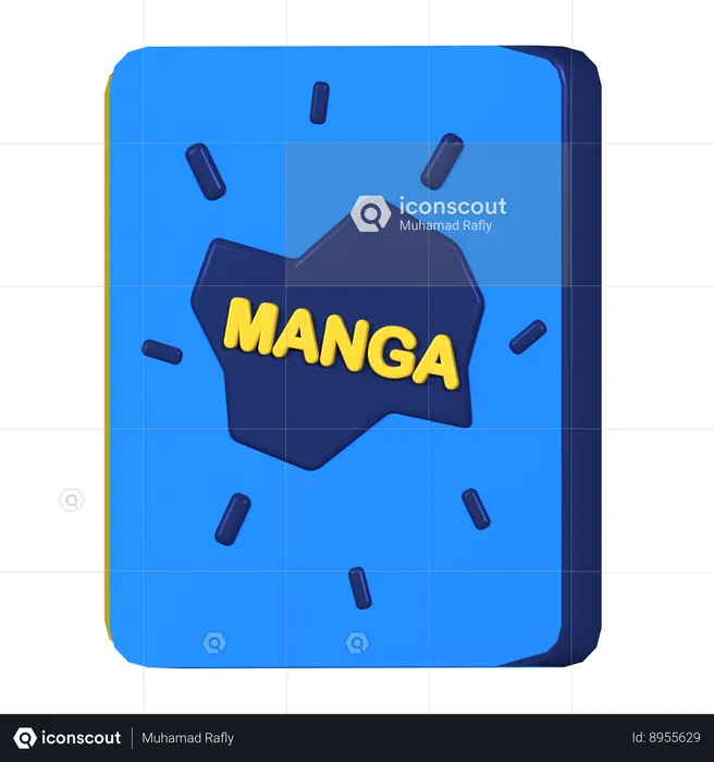 Livre de mangas  3D Icon