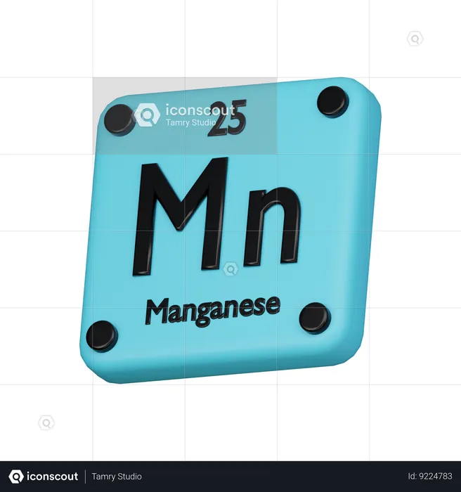 Manganês  3D Icon