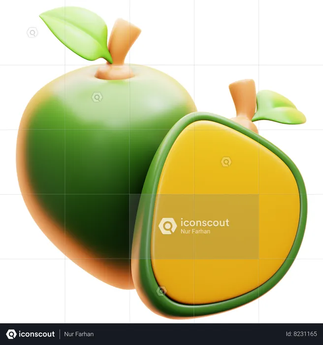 Mango  3D Icon