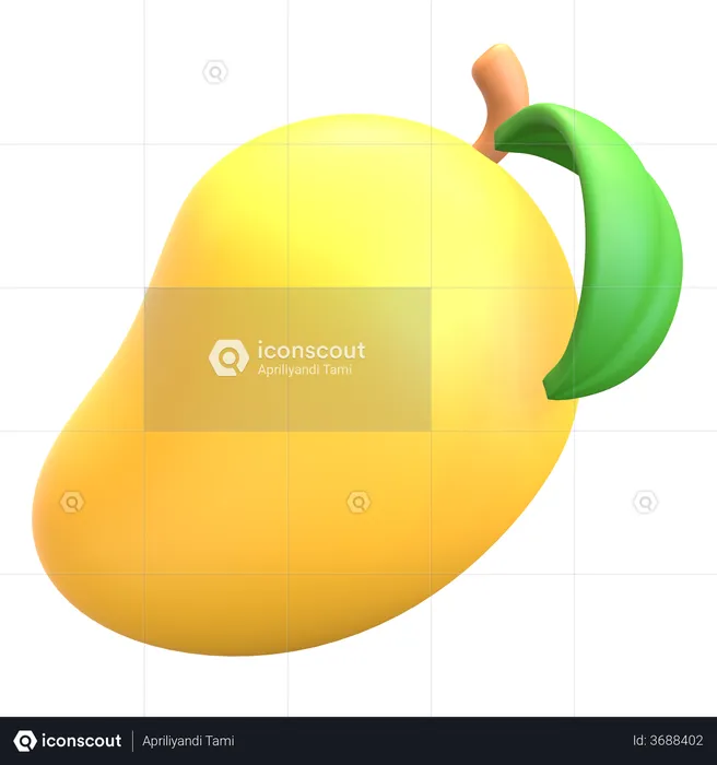 Mango  3D Illustration