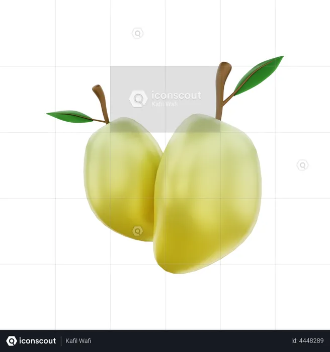 Mango  3D Illustration