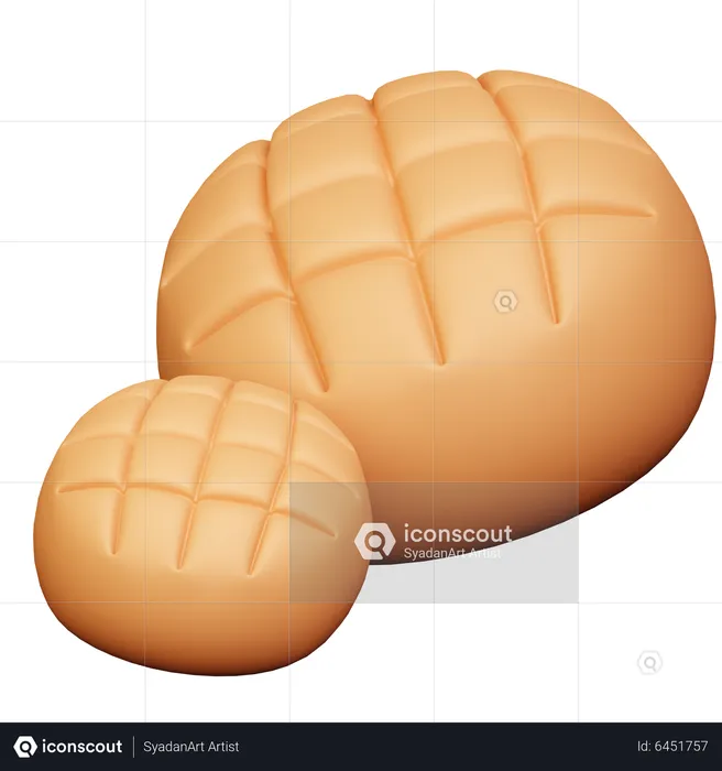 Mango Bread  3D Icon