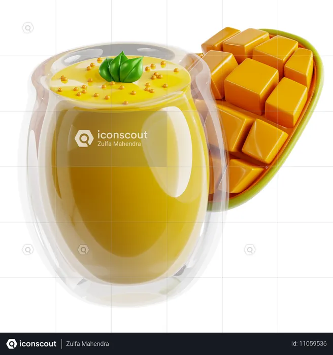 Mango Lassi  3D Icon