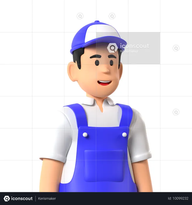 Personal de mantenimiento  3D Icon
