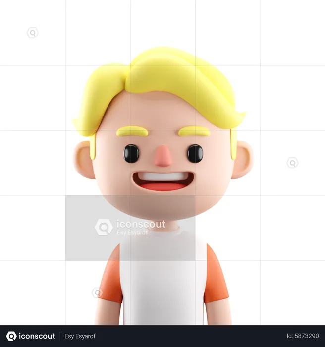 Mann  3D Icon