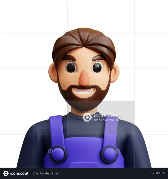 Mann  3D Icon