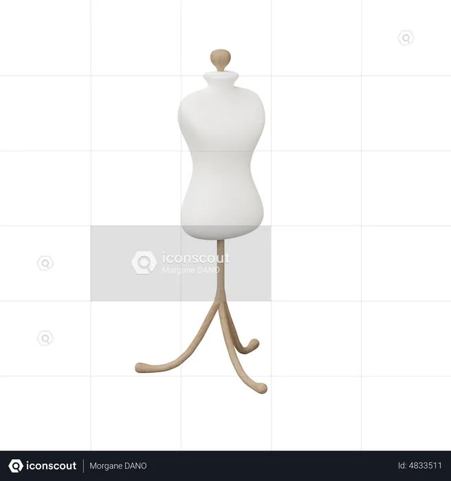 Mannequin Stand  3D Icon