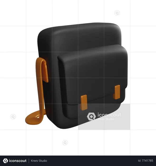 Mans Bag  3D Icon