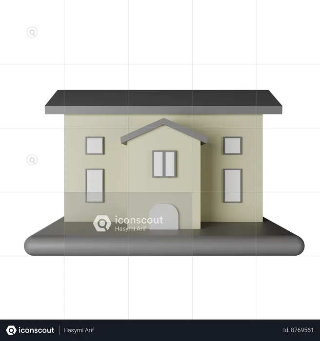 Mansão  3D Icon