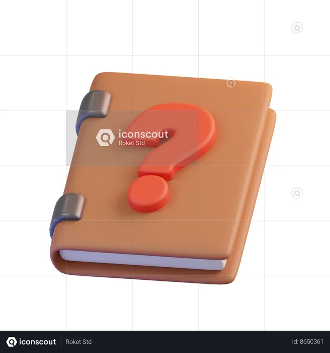 Manual Book  3D Icon
