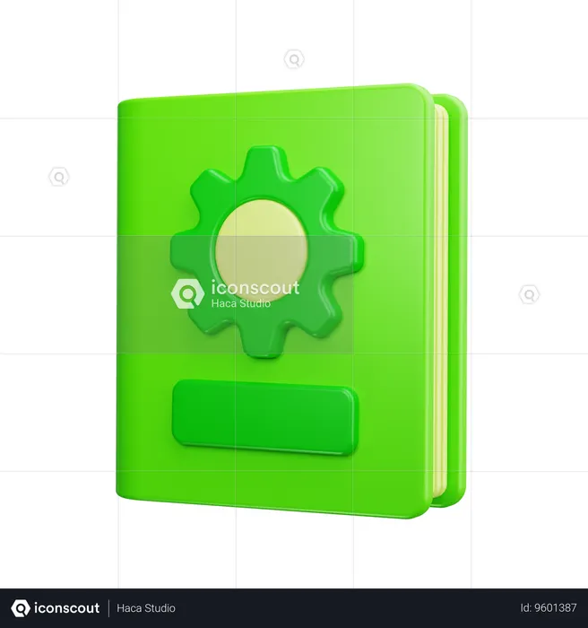 Manual Book  3D Icon