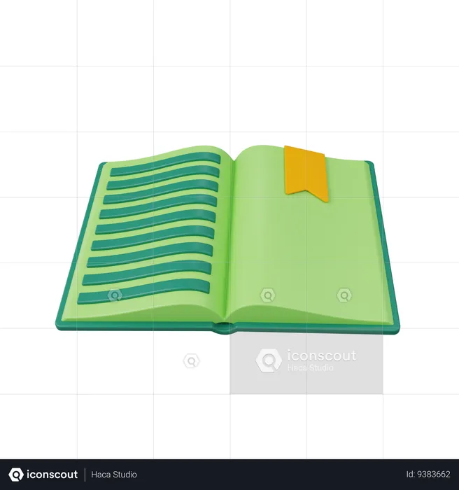 Manual Book  3D Icon