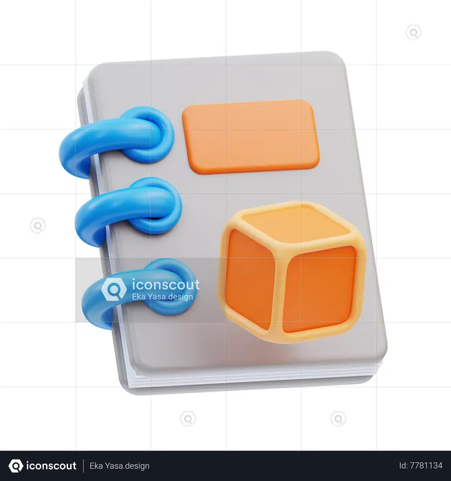 Manual Book  3D Icon