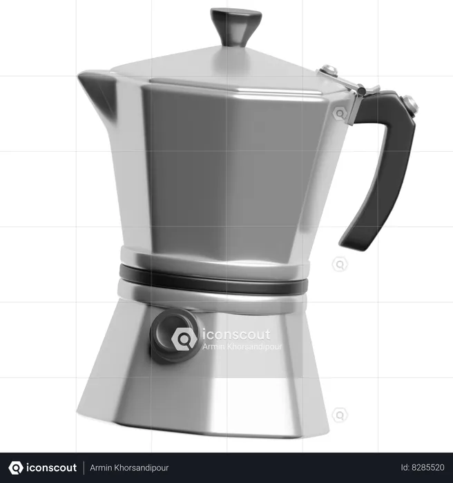 Manual Coffee Maker  3D Icon