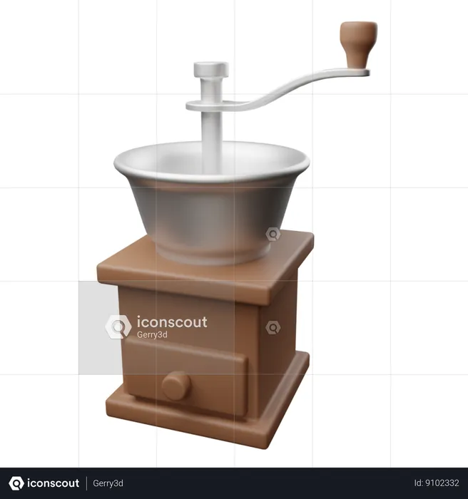 Manual Grinder  3D Icon