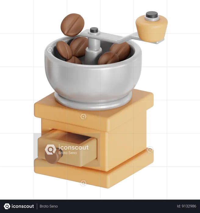 Manual grinder  3D Icon