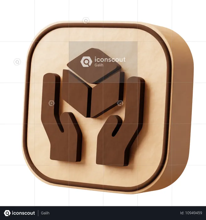 Manuseie com cuidado Emoji 3D Icon