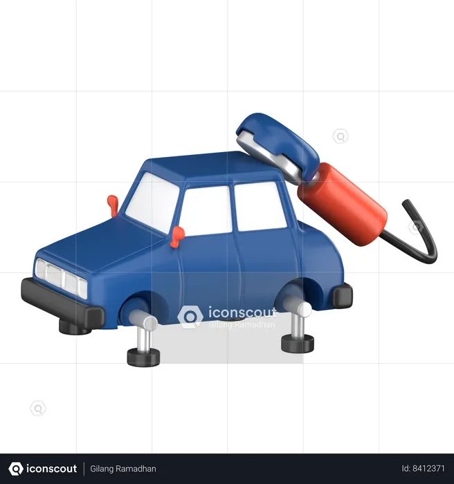 Manutenção do carro  3D Icon