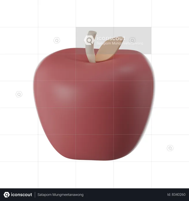 Manzana  3D Icon