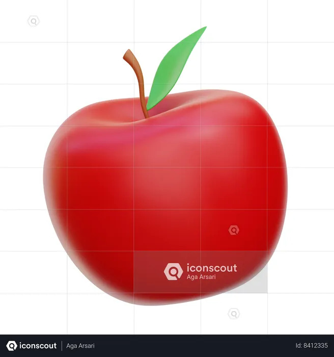 Manzana  3D Icon