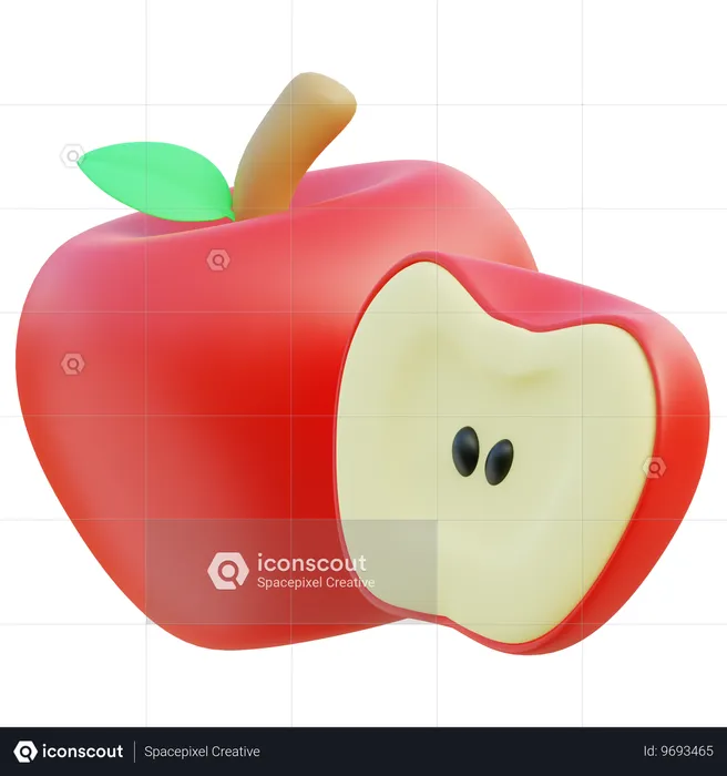 Manzana  3D Icon