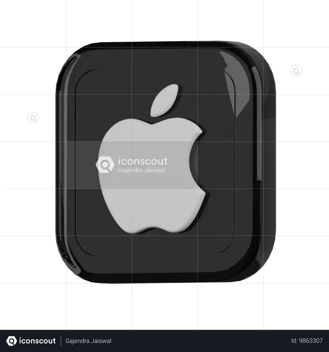 Manzana  3D Icon