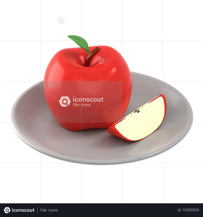 Manzana  3D Icon