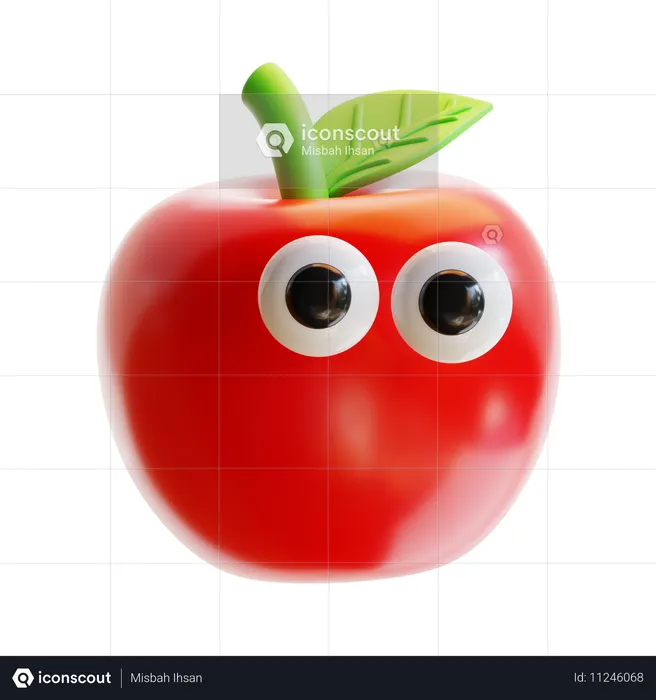 Manzana  3D Icon