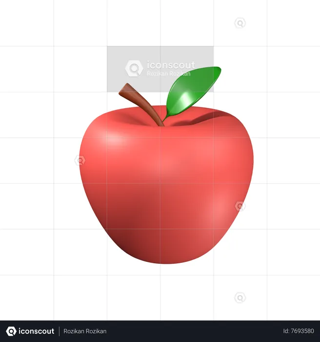 Manzana  3D Icon