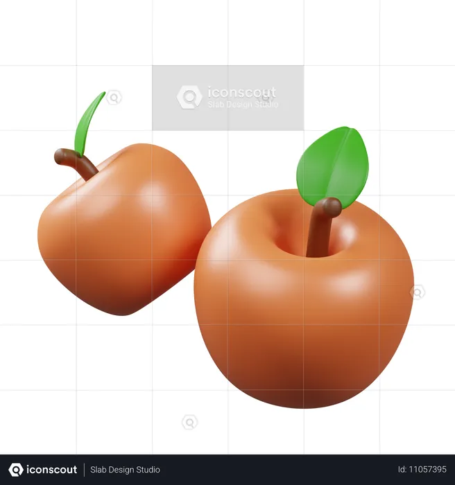 Manzanas  3D Icon